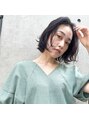 ジエクトカナウ 大阪梅田店(The Ect canow) センターパートは一番大人っぽく見える前髪◎韓国風/ミディアム