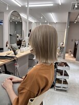 サンド 池袋(sand)&nbsp;@sei___sandシルキーベージュ/ショート/池袋