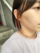 トト 船橋店(toto.)&nbsp;黒髪/グレーベージュ/レイヤーロング/前髪パーマ[西船橋/津田沼]