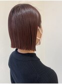 切りっぱなしミニボブ