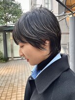 ロッソ 西荻窪(ROSSO)&nbsp;ハイライトとマッシュウルフショート。