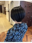 グラデーションボブ／ショートボブ／ハンサムショート