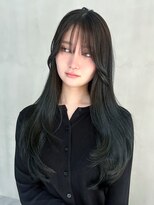 アルバム 銀座(ALBUM GINZA)&nbsp;レイヤーカットアッシュブラックグレージュカラー_F0273