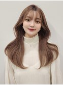 【Nanako。】韓国くびれヘアシースルーバング