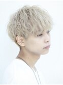 ダークアッシュ/韓国マッシュ/ニュアンスパーマ[池袋駅/men's]