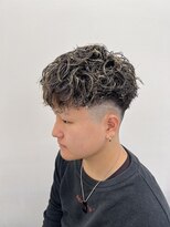 エイト 横浜店(EIGHT)&nbsp;フェードショート×スパイラル【横浜/横浜メンズ/横浜パーマ】