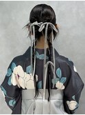 卒業式ヘア　タイトヘア　袴ヘア【maiko】