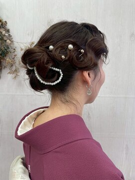 プランタン(Printemps) うなじスッキリアップヘア！結婚式 二次会 花嫁 ドレス 着物