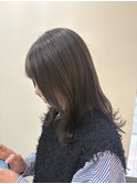 透明感カラー 赤み消しカラー ブリーチなしカラー