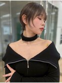 大人の耳かけミニボブ*切りっぱなしボブ*ショートボブカット