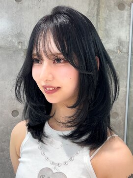 ロンドメリア 天神大名店(Lond Melia) レイヤーカット小顔に見せるヘア/韓国ヘア/髪質改善/福岡/博多