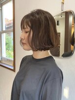 オンカン(onkan)&nbsp;フレンチボブ／ベージュ/髪質改善