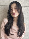 大人っぽいナチュラルロングレイヤー