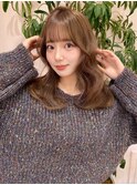 ベージュ/韓国ヘア/渋谷/レイヤー/顔まわり/前髪