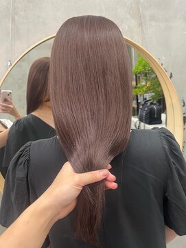 ソルトウォーター(SALT WATER) ブリーチなしダブルカラー/ショコラブラウン/恵比寿/代官山