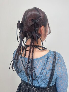 サラ 新宮店(SARA) 【新宮/古賀】お呼ばれリボンヘアアレンジ♪