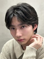 ロンドオム 池袋(Lond Homme)&nbsp;men's/顔周り/ニュアンスパーマ/黒染め/韓国/ダウンパーマ