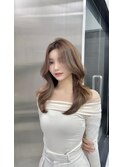 20代30代可愛いを更新する韓国ヘア　ブリーチなし透明感カラー