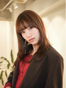 ラヴィズム 小新店(LUVISM) 韓国/顔周りレイヤー/おくれ毛/ベージュ/ダブルカラー西区小新◆