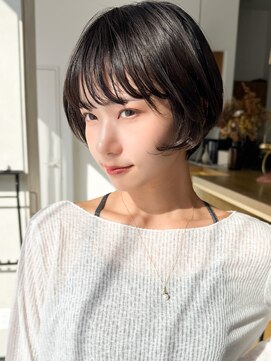 サークル(circle) 大人可愛い20代30代40代50代小顔ショートボブナチュラルショート