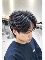 アイトーキョープラスシー 横浜(AI TOKYO+Sea) 横浜/高島町/フェザーパーマ/毛流れパーマ/センターパート