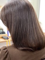 ランプ(Lamp)&nbsp;くびレイヤー グレーベージュ 白髪染め 白髪ぼかし 髪質改善