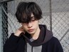 似合わせメンズカット+透明感カラー+スキャルプケアスパ　￥11700