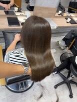 モク(mok) ☆ブリーチなし明るめオリーブベージュ