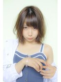 外はねフリルショート×スプラッシュライム