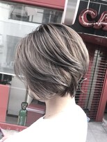 ユニーク(UniQ)&nbsp;ハイライトバレイヤージュ+グレージュ【UniQ・小笹】