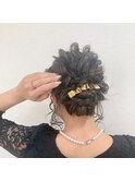 お呼ばれヘアセット