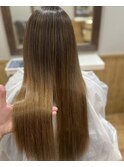 グラデーション シールエクステ70枚×PESCA立川店