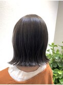 外ハネグレージュ