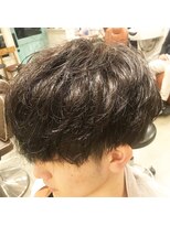 オレンチメンズヘアー(ORENCHI MEN'S HAIR)&nbsp;スパイラルパーマ緩め強すぎない大人な感じマッシュ重め　O11