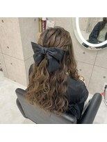 ヘア サロン クラン 東心斎橋店(hair salon clan)&nbsp;ハーフアップ