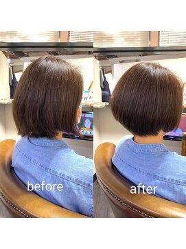 カミケン 方木田店(kamiken.) 乾かすだけ！大人の時短きれいショート【カミケン方木田店】
