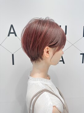 ハルキミナト ジャパン ヨコハマ(HARUKI MINATO japan YOKOHAMA) レイヤーマッシュショート20代30代40代50代ブロッサムピンク