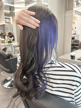 エイト 立川店(EIGHT) ☆イヤリングカラー×ブルーバイオレット☆