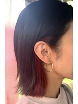 クルリクラヘアー(KururiKura hair) インナーカラー