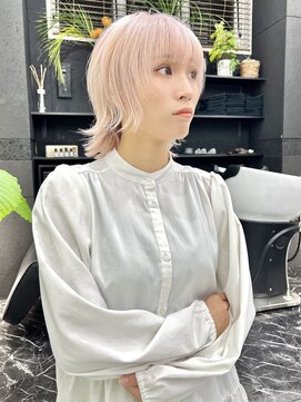 チュダック(ChuDuck) 【◎甘くてカワイイ◎】韓国風《ペールピンク》ケアブリーチ