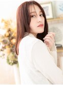 ミルクティーピンク外国人風エアストレートa大宮20代30代40代