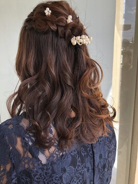 ルセ イノベーション 白岡本店(Ruse innovation) 編み込ハーフアップ