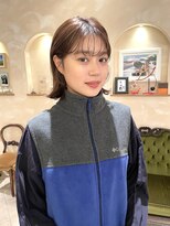 ビュートリアム265(BEAUTRIUM 265) ボブレイヤー・ベージュ・顔周りカット・銀座日比谷20代30代