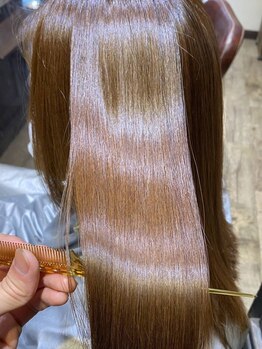 リーヘア(Ly hair)の写真/【業界最高峰★】髪質改善、質感再生トリートメントで持ちがよく、ツヤさらな極上の質感へ。