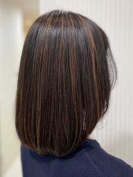 ソシエ アヴェダ さいたま新都心店(SOCIE AVEDA) 白髪ぼかし大人ショート大人ボブ30代40代50代60代さいたま新都心