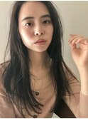 地毛風ストレート/シアーカラー/レイヤーロング[中目黒駅]
