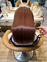 ロンド メリー 大宮(Lond merry)&nbsp;オレンジブラウン×美髪[髪質改善/縮毛矯正]