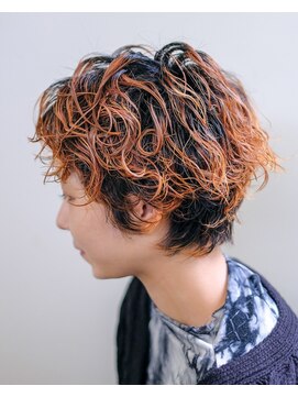 ルプラ ガーデン(le-pla garden) オレンジ#ショート#パーマ#ダブルカラー#ケアブリーチ#豊橋#豊川