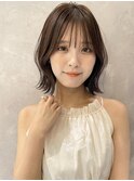 韓国ボブくびれボブ切りっぱなしボブ額下ボブ A0816 表参道
