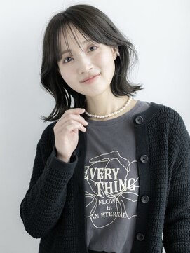 マカロン 仙台泉中央店(macaron) 前髪/アンブレラカラー/こなれミディ/ウェーブパーマ/仙台19